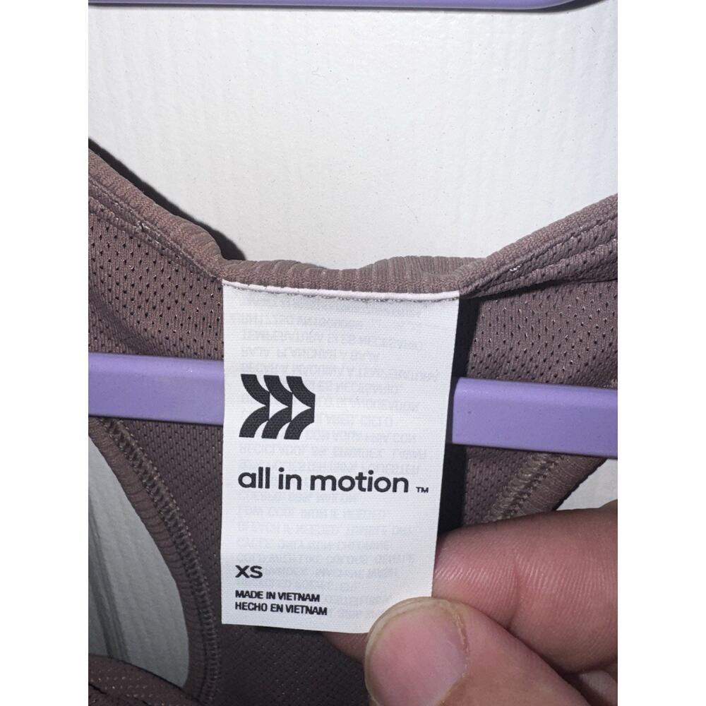 All in Motion Women’s Brown Racerback Active Tank Top Size XS New - Picture 3 of 3